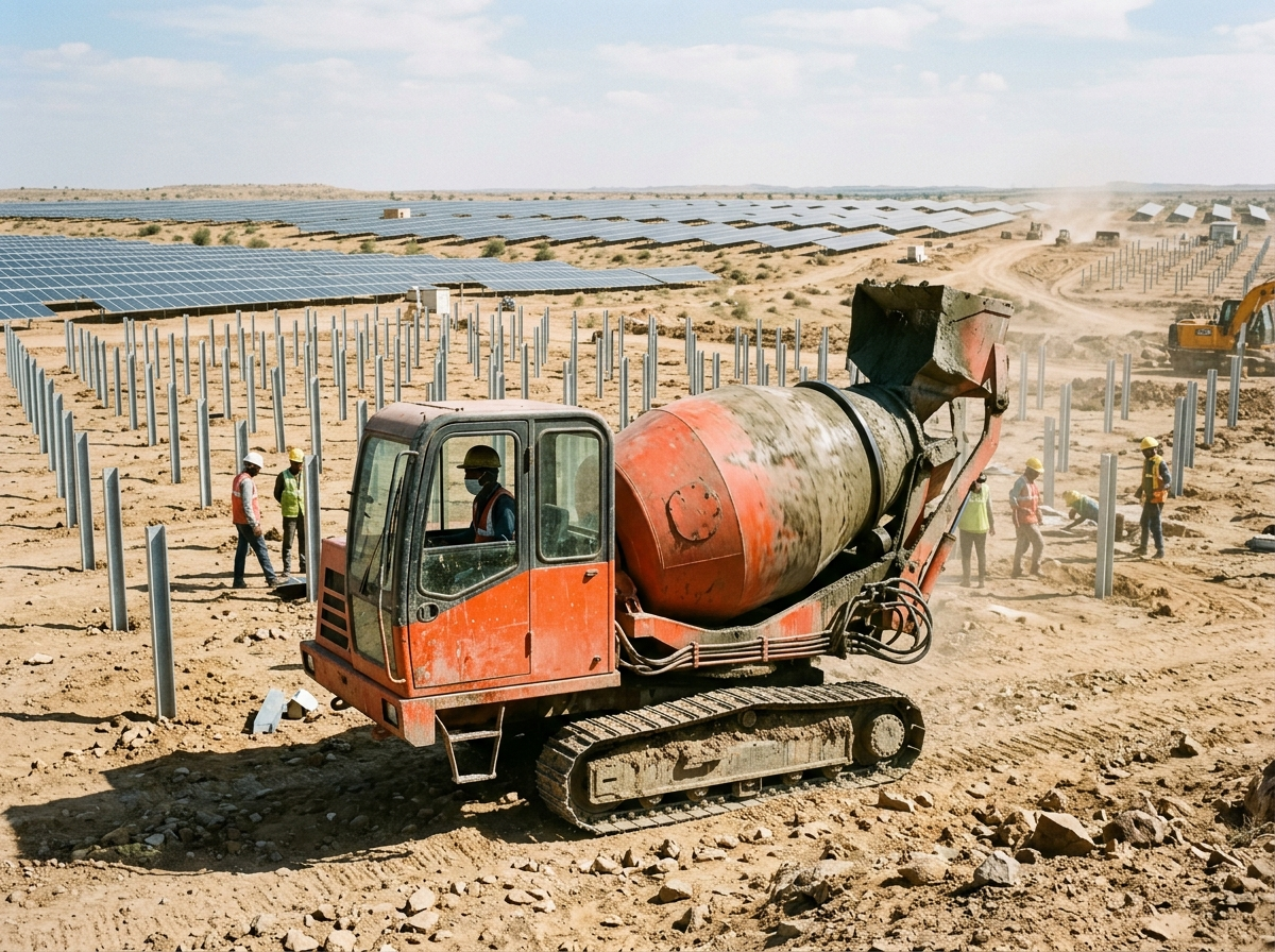 AJAX Concrete Mixer
